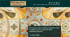 Desktop Screenshot of oldstmarysdetroit.com